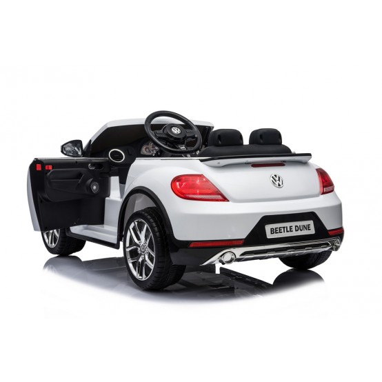 Volkswagen Beetle Dune s 2.4G DO, FM rádio, bluetooth a čalouněná sedačka, bílé lakování